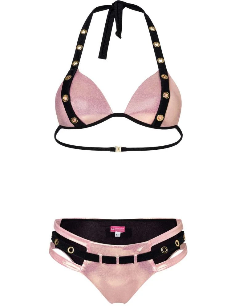 Triangel Bikini BELT EYES PINK BLACK Von Eniqua â Bild 5